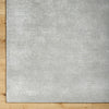 Jett Solid and Border Light Gray Area Rug