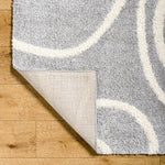 Memorie Modern Light Slate Area Rug