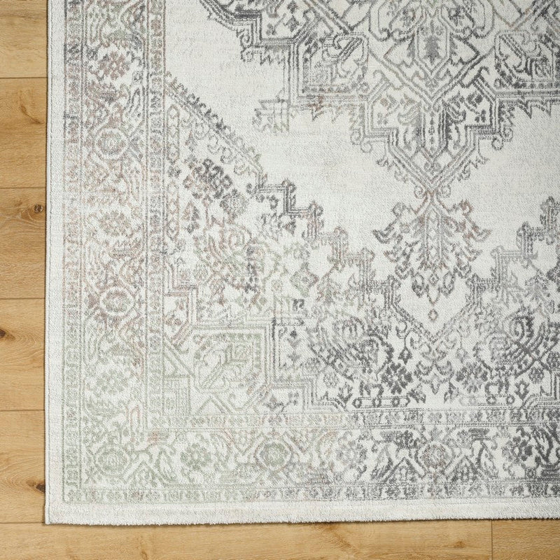 Ulvend Traditional Light Brown/Medium Gray Area Rug