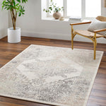 Ulvend Traditional Light Brown/Medium Gray Area Rug
