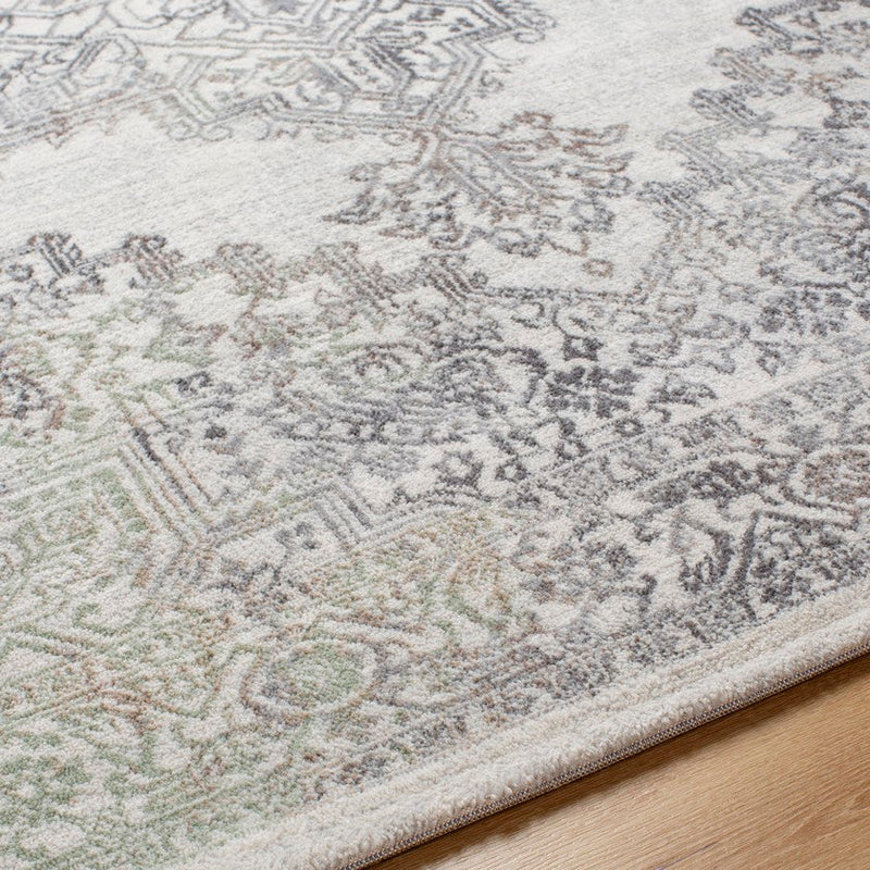Ulvend Traditional Light Brown/Medium Gray Area Rug
