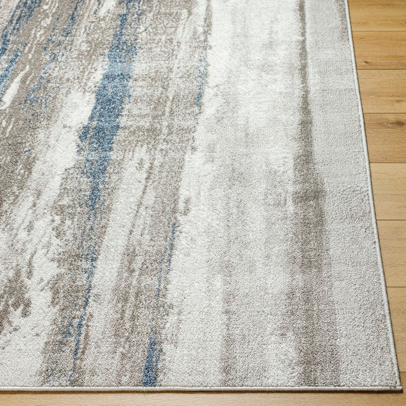 Jessicah Traditional Dark Blue Area Rug