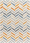 Durwin Modern Burnt Orange Area Rug