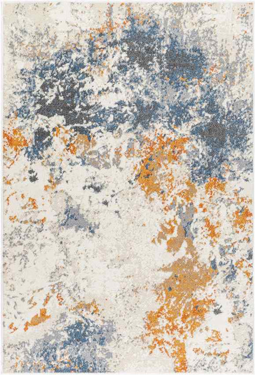 Lacreshia Modern Burnt Orange Area Rug