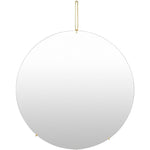 Shauntay Modern Gold Wall Mirror