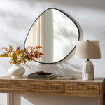 Candance Modern Black Wall Mirror