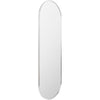 Ellyn Modern Metallic Silver Wall Mirror