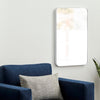 Renna Modern White Wall Mirror