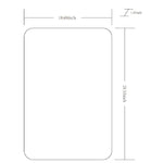 Renna Modern White Wall Mirror