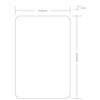 Renna Modern White Wall Mirror