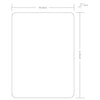 Renna Modern White Wall Mirror