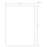 Renna Modern White Wall Mirror