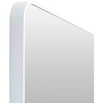 Renna Modern White Wall Mirror