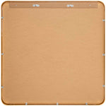 Louvenia Modern Gold Wall Mirror