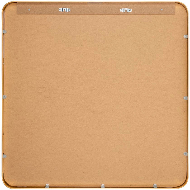 Louvenia Modern Gold Wall Mirror
