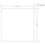Louvenia Modern Gold Wall Mirror