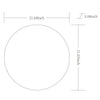 Jarron Modern White Wall Mirror