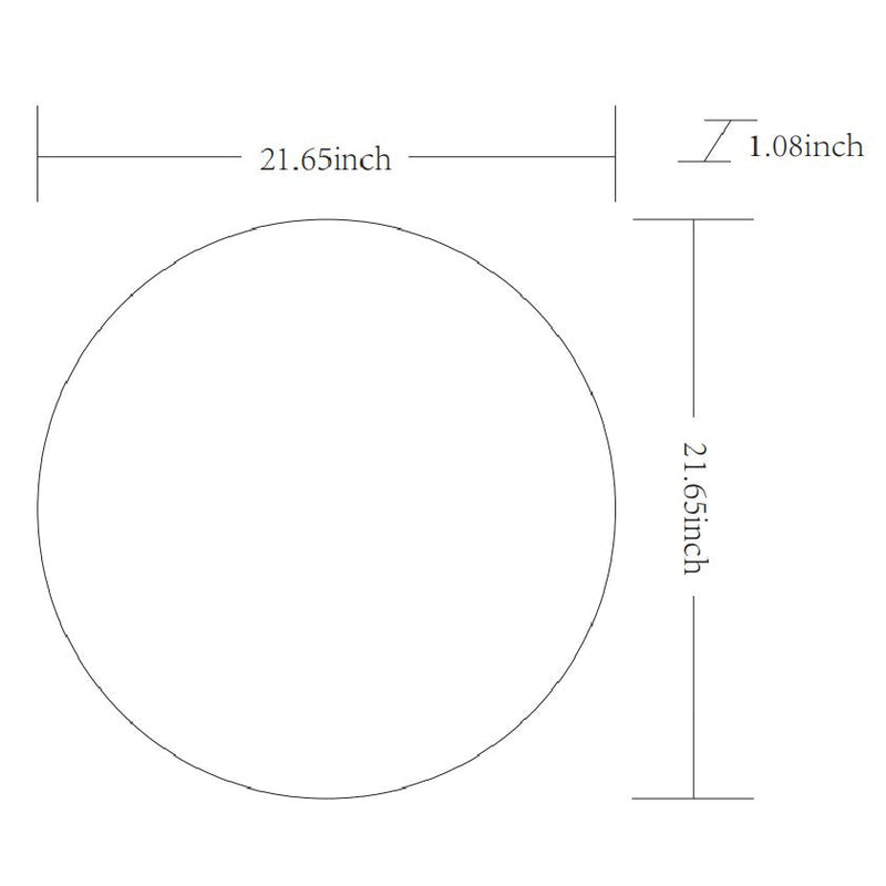 Jarron Modern White Wall Mirror