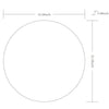 Jarron Modern White Wall Mirror