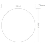 Jarron Modern White Wall Mirror