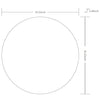 Jarron Modern White Wall Mirror