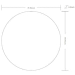 Jarron Modern White Wall Mirror