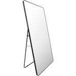 Jackline Modern Black Wall Mirror