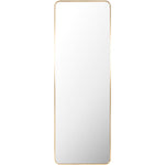 Jackline Modern Gold Wall Mirror