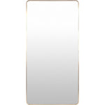 Jackline Modern Gold Wall Mirror