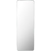 Jackline Modern Metallic Silver Wall Mirror