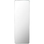Jackline Modern Metallic Silver Wall Mirror