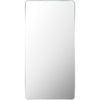 Jackline Modern Metallic Silver Wall Mirror
