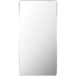 Jackline Modern Metallic Silver Wall Mirror