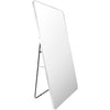 Jackline Modern Metallic Silver Wall Mirror