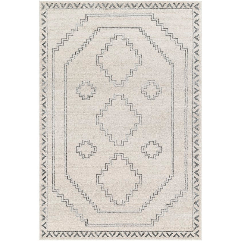 Zebadiah Modern Medium Gray Area Rug