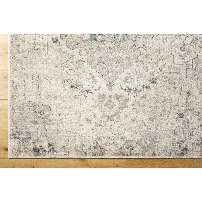 Jere Traditional Light Beige Area Rug