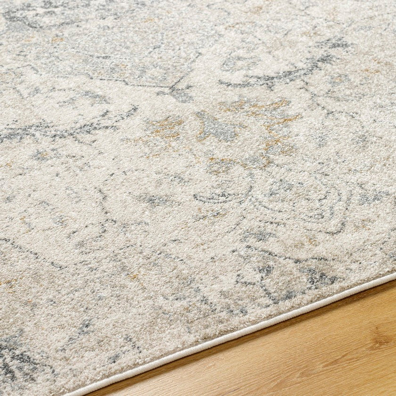 Jere Traditional Light Beige Area Rug