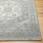 Shaila Traditional Denim/Charcoal Area Rug