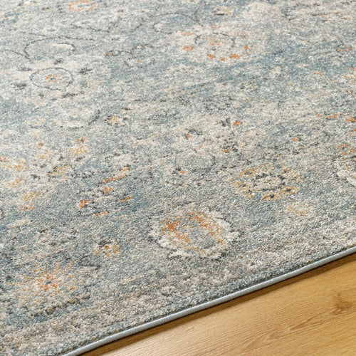 Flint Traditional Slate/Light Beige Area Rug
