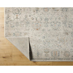 Flint Traditional Medium Gray/Light Beige Area Rug