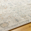 Flint Traditional Medium Gray/Light Beige Area Rug