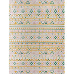 Latroy Bohemian Blush/Green Area Rug