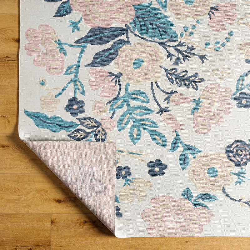 Kyesha Modern Blush/Light Beige Area Rug