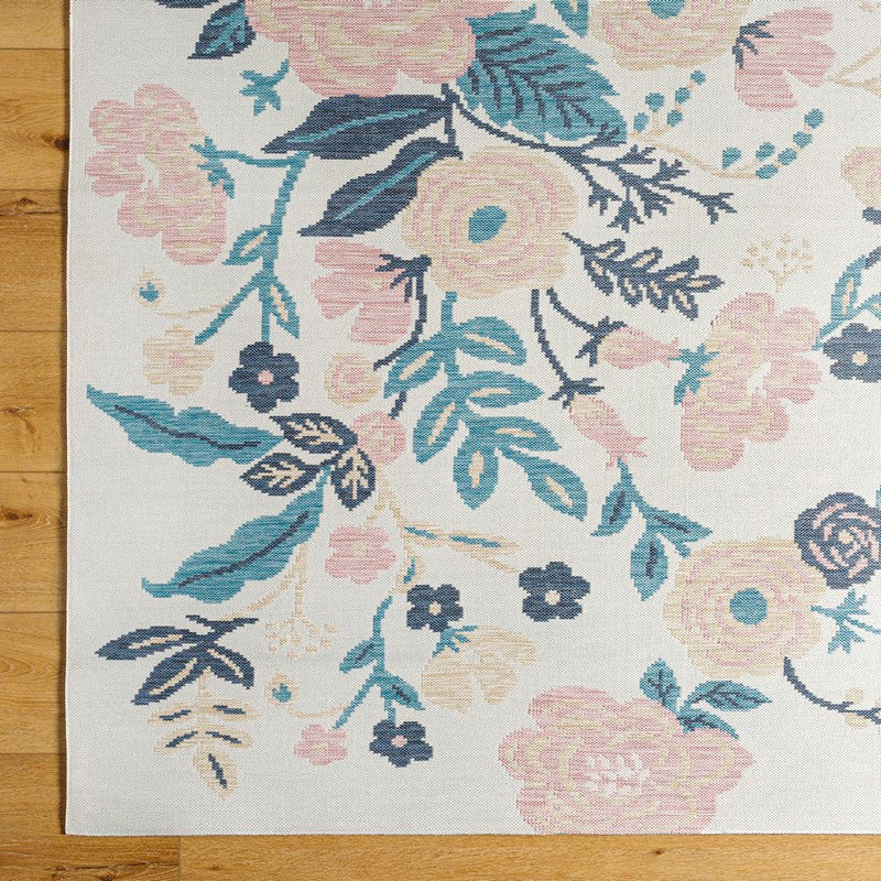 Kyesha Modern Blush/Light Beige Area Rug