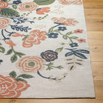 Kyesha Modern Rust/Dark Moss Area Rug