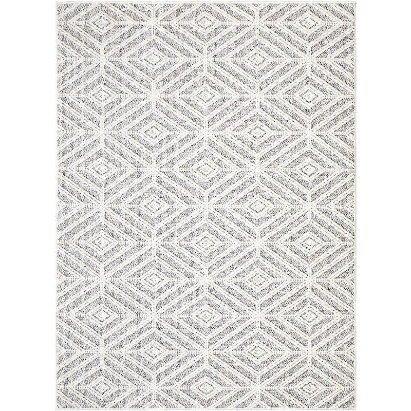 Antwon Modern Light Gray/Ivory Area Rug