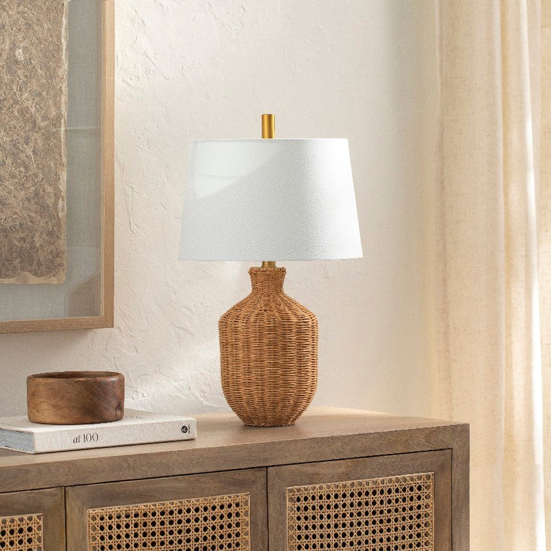Ashling Modern Tan Table Lamp