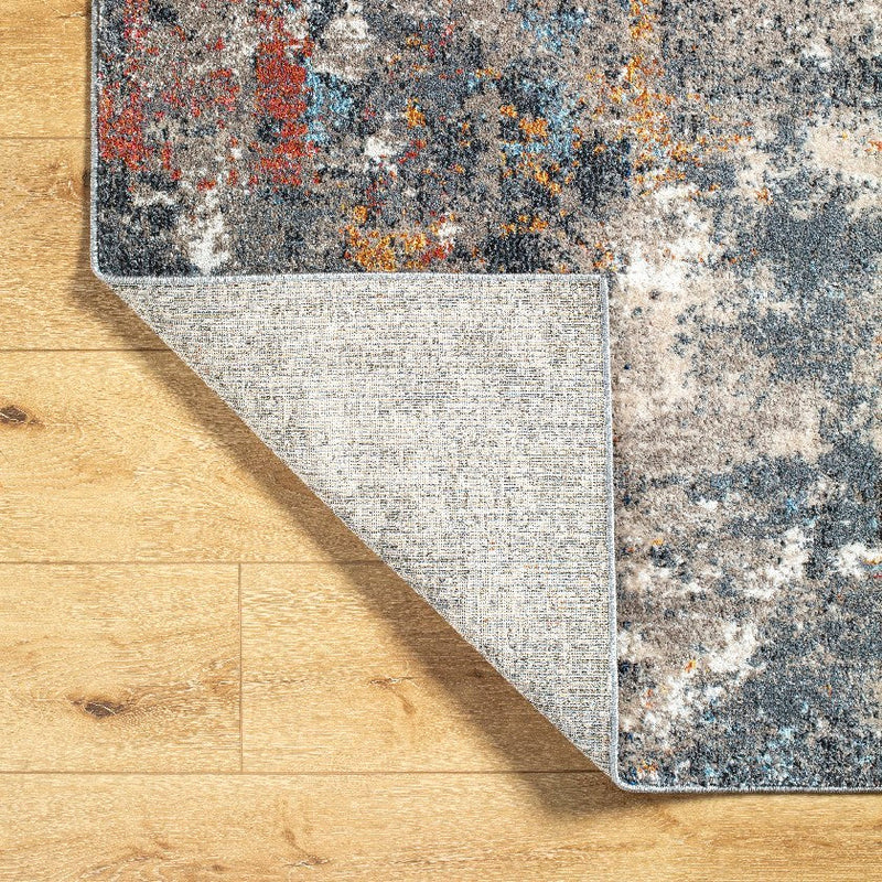 Shenika Modern Light Brown/Charcoal Area Rug