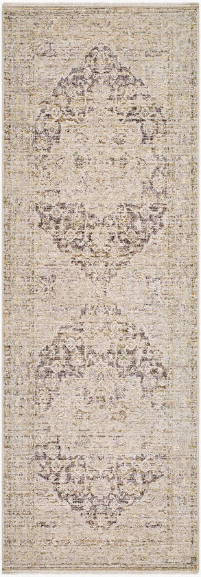 Sandrea Traditional Light Brown Area Rug
