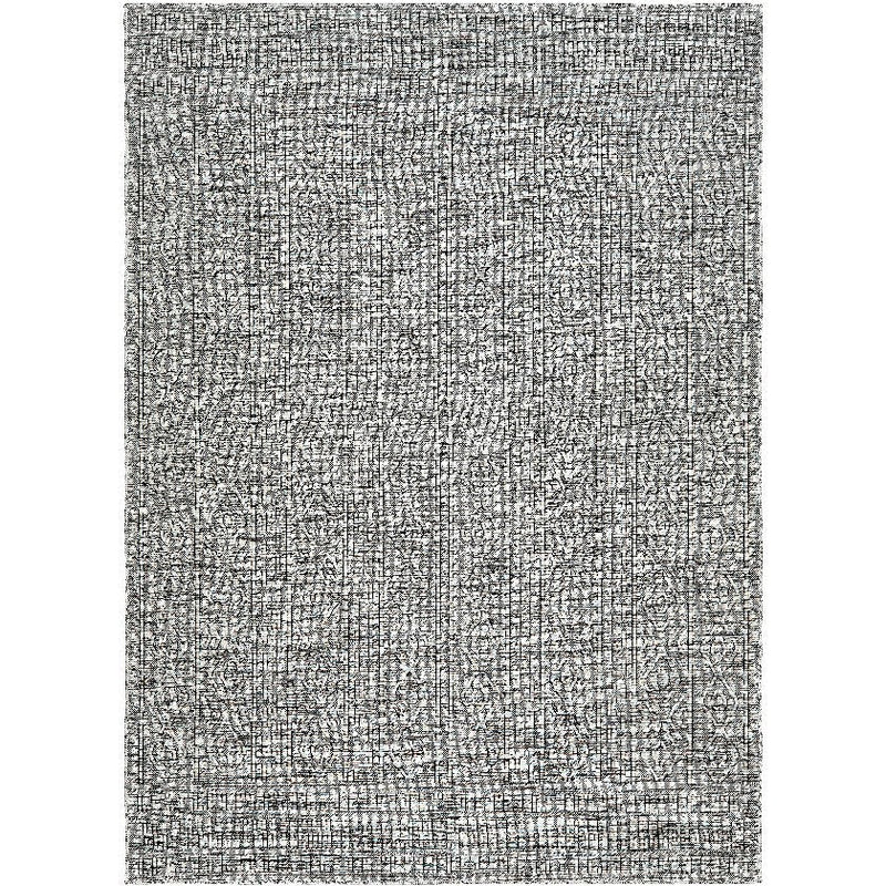 Benjaman Bohemian Black/Cream Area Rug